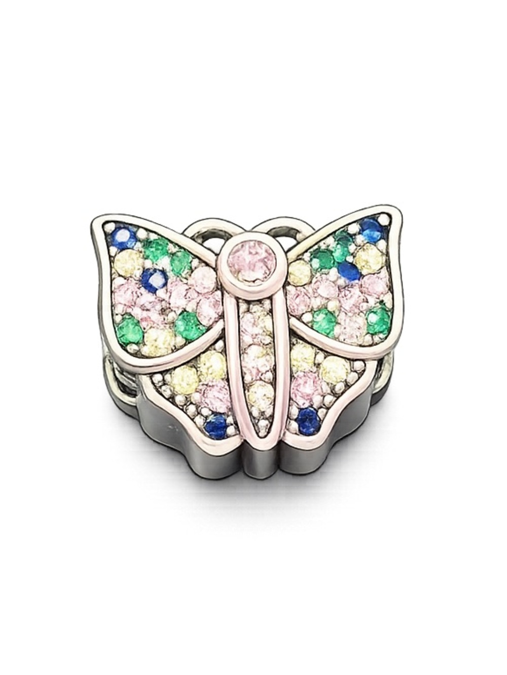 925 Crystal Butterfly Bracelet Charm
